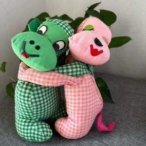 Vintage 1970’s ~  We are the Loveables ~ Snap Stuffed Animals